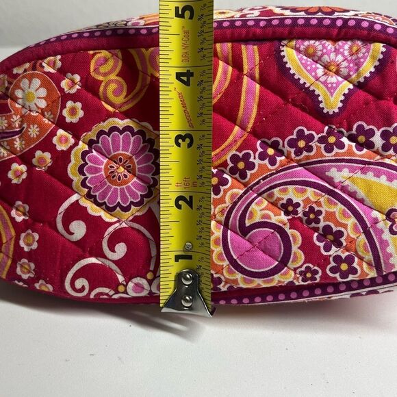 Vera Bradley Pink Bohemian Paisley Floral Small Handbag NWOT - Picture 4 of 8